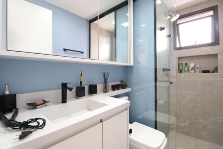 Apartamento à venda com 153m², 3 quartos e 3 vagasBanheiro da Suíte 2
