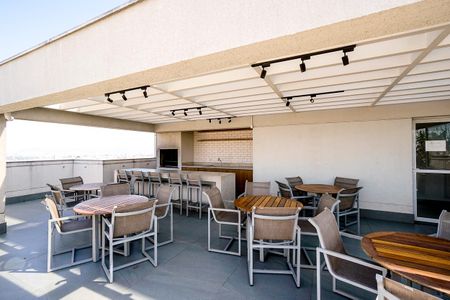 Apartamento à venda com 58m², 2 quartos e 1 vagaChurrasqueira do terraço