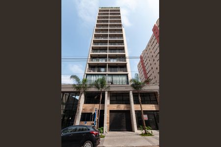 Studio para alugar com 28m², 1 quarto e sem vaga Studio para alugar com 28m², 1 quarto e sem vagaFachada