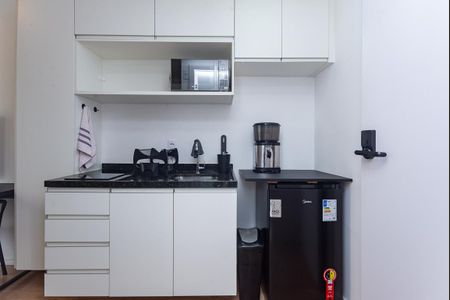 Studio para alugar com 28m², 1 quarto e sem vaga Studio para alugar com 28m², 1 quarto e sem vagaCozinha