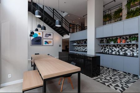 Studio para alugar com 28m², 1 quarto e sem vaga Studio para alugar com 28m², 1 quarto e sem vagaÁrea Comum - Salão de Festas Gourmet