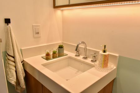 Apartamento à venda com 58m², 2 quartos e 1 vagaBanheiro Social