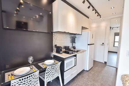 Studio para alugar com 19m², 1 quarto e sem vaga Studio para alugar com 19m², 1 quarto e sem vagaCozinha