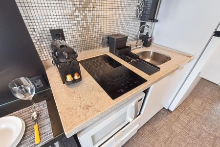 Studio para alugar com 19m², 1 quarto e sem vaga Studio para alugar com 19m², 1 quarto e sem vagaCozinha