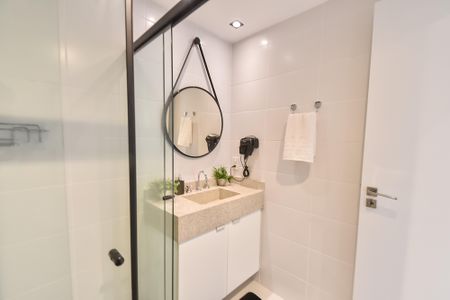 Studio para alugar com 19m², 1 quarto e sem vaga Studio para alugar com 19m², 1 quarto e sem vagaBanheiro