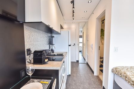 Studio para alugar com 19m², 1 quarto e sem vaga Studio para alugar com 19m², 1 quarto e sem vagaCozinha