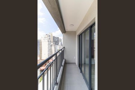 Studio para alugar com 25m², 1 quarto e sem vagaVaranda