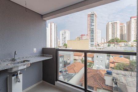 Varanda da Sala de apartamento à venda com 2 quartos, 58m² em Aclimação, São Paulo