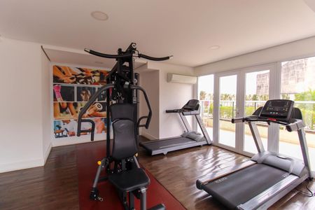 Apartamento para alugar com 40m², 1 quarto e 1 vaga Apartamento para alugar com 40m², 1 quarto e 1 vagaÁrea comum - Academia