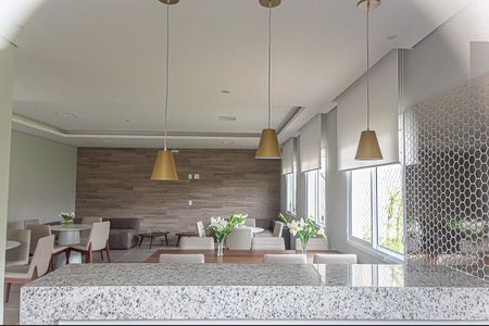 Apartamento para alugar com 45m², 2 quartos e 1 vagaÁrea comum - Salão de festas
