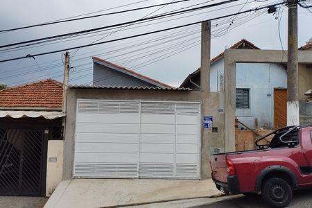 Casa para alugar com 75m², 1 quarto e 1 vaga Casa para alugar com 75m², 1 quarto e 1 vagaFachada e placa