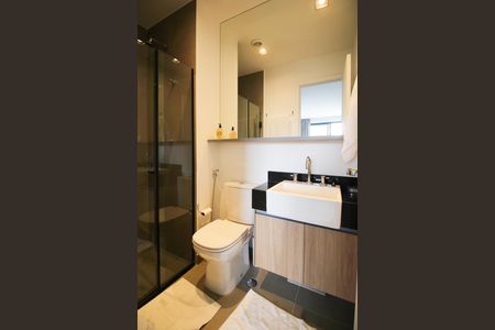 Apartamento à venda com 58m², 1 quarto e 1 vagaBanheiro 