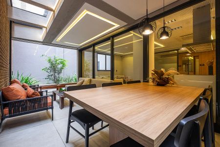 Studio para alugar com 26m², 1 quarto e sem vagaSalão de Festas