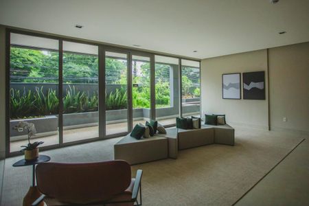 Apartamento à venda com 96m², 2 quartos e 2 vagasHall social