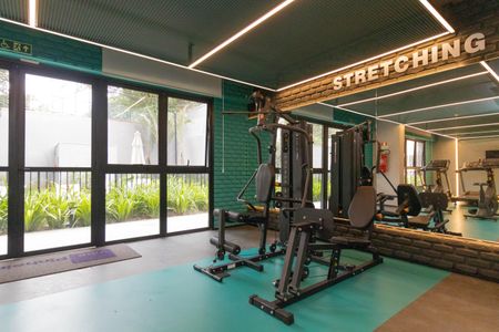 Apartamento para alugar com 27m², 1 quarto e sem vaga Apartamento para alugar com 27m², 1 quarto e sem vagaAcademia