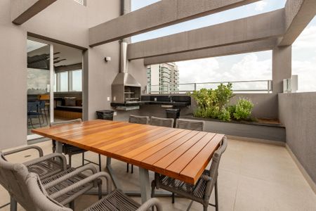 Apartamento para alugar com 38m², 1 quarto e 1 vagaChurrasqueira 2