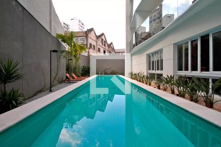 Studio para alugar com 22m², 1 quarto e sem vagaPiscina