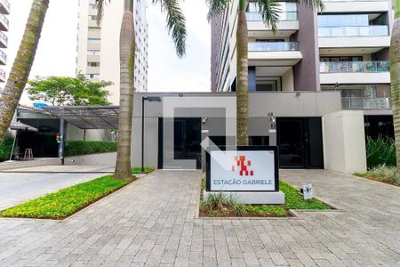 Studio para alugar com 36m², 1 quarto e 1 vaga Studio para alugar com 36m², 1 quarto e 1 vagaFachada e portaria