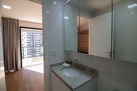 Studio para alugar com 36m², 1 quarto e 1 vaga Studio para alugar com 36m², 1 quarto e 1 vagaBanheiro