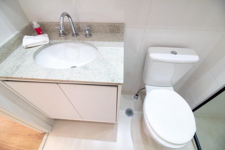 Studio para alugar com 36m², 1 quarto e 1 vaga Studio para alugar com 36m², 1 quarto e 1 vagaBanheiro
