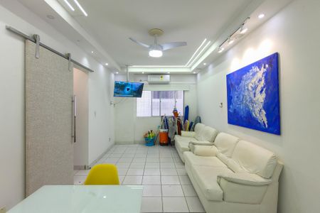 Sala de apartamento para alugar com 1 quarto, 50m² em Guilhermina, Praia Grande