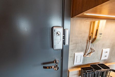 Apartamento para alugar com 49m², 1 quarto e 1 vagaFechadura eletrônica