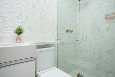 Apartamento à venda com 75m², 3 quartos e 2 vagasBanheiro da suíte