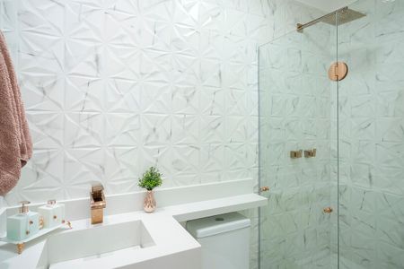 Apartamento à venda com 75m², 3 quartos e 2 vagasBanheiro da suíte