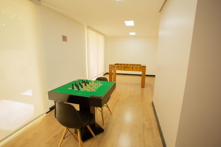 Apartamento à venda com 76m², 2 quartos e 2 vagasÁREA COMUM- SALA DE JOGOS