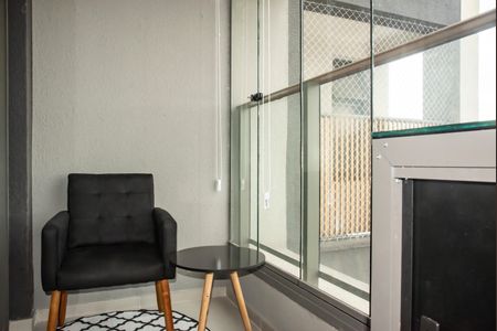 Varanda de kitnet/studio para alugar com 1 quarto, 26m² em Vila Clementino, São Paulo