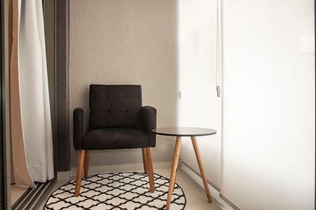 Varanda de kitnet/studio para alugar com 1 quarto, 26m² em Vila Clementino, São Paulo