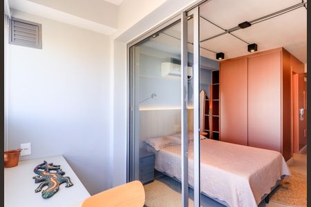 Studio para alugar com 25m², 1 quarto e sem vagaVaranda