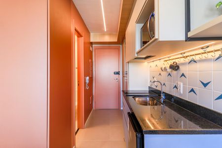 Studio para alugar com 25m², 1 quarto e sem vagaCozinha