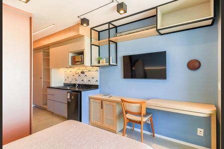 Studio para alugar com 25m², 1 quarto e sem vagaSala/Quarto