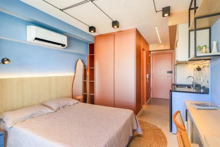 Studio para alugar com 25m², 1 quarto e sem vagaSala/Quarto