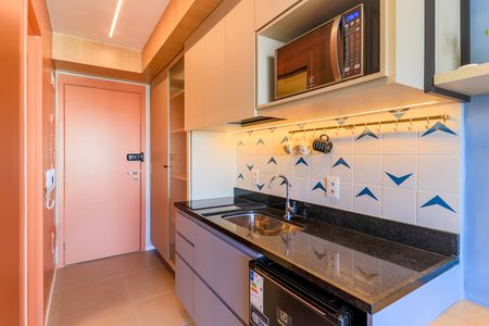 Studio para alugar com 25m², 1 quarto e sem vagaCozinha