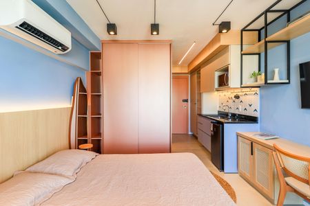 Studio para alugar com 25m², 1 quarto e sem vagaSala/Quarto