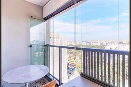 Studio para alugar com 25m², 1 quarto e sem vagaVaranda