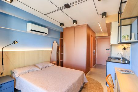 Studio para alugar com 25m², 1 quarto e sem vagaSala/Qaurto