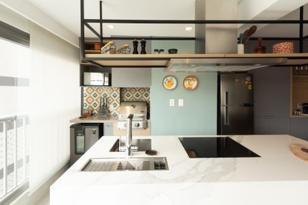 Apartamento à venda com 77m², 1 quarto e 1 vagaSala/Cozinha