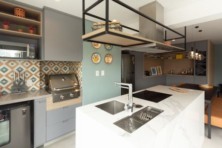 Apartamento à venda com 77m², 1 quarto e 1 vagaSala/Cozinha