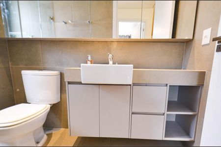 Apartamento à venda com 55m², 1 quarto e 1 vaga Apartamento à venda com 55m², 1 quarto e 1 vagaBanheiro social