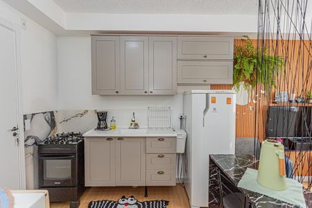 Apartamento à venda com 32m², 2 quartos e sem vagaSala, cozinha e área de serviço