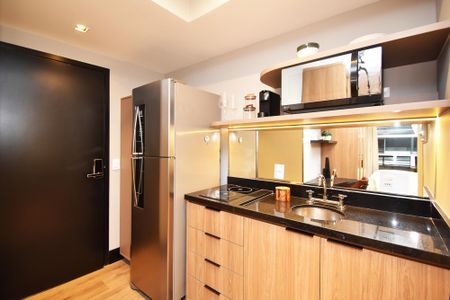 Studio para alugar com 30m², 1 quarto e sem vagacozinha