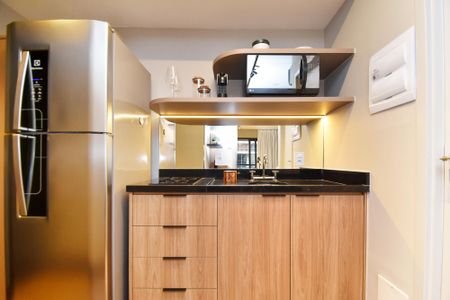 Studio para alugar com 30m², 1 quarto e sem vagacozinha