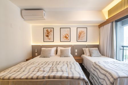 Studio à venda com 27m², 1 quarto e sem vagaSala/quarto