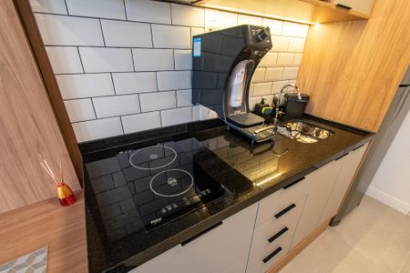 Studio à venda com 27m², 1 quarto e sem vagaCozinha