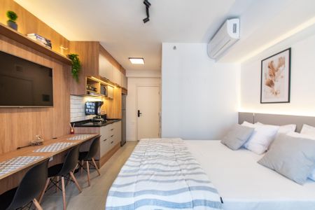 Studio à venda com 27m², 1 quarto e sem vagaSala/quarto