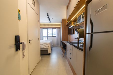 Studio à venda com 27m², 1 quarto e sem vagaCozinha
