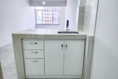 Studio para alugar com 48m², 1 quarto e sem vaga Studio para alugar com 48m², 1 quarto e sem vagaCozinha